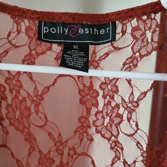 *SOLD-RUST COLORED DUSTER* - Picture 2 of 3